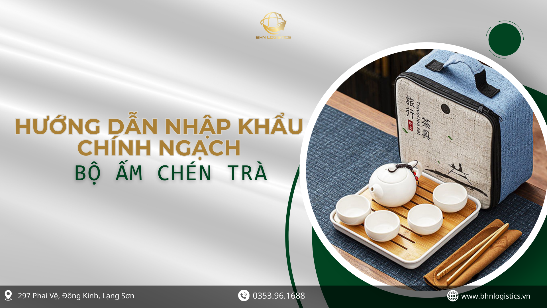 Bộ ấm chén trà nhập khẩu từ Trung Quốc