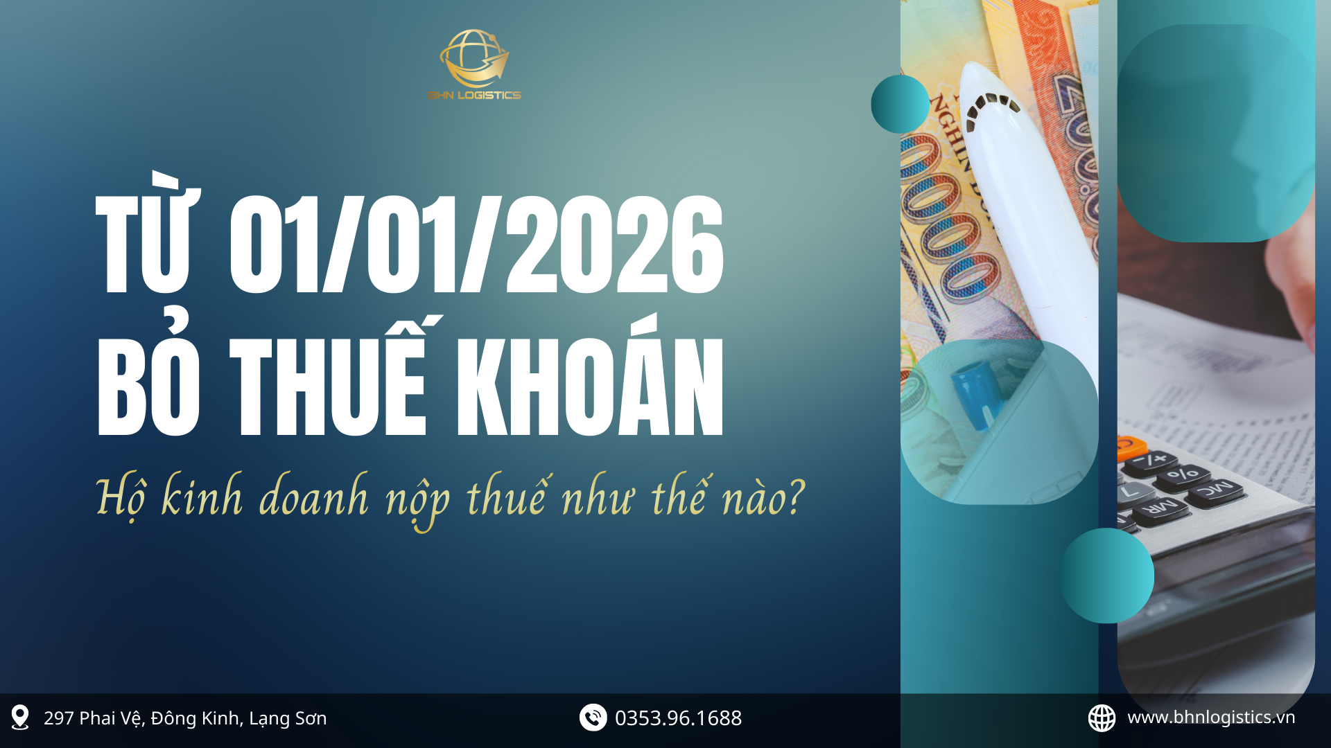 Từ 01/01/2026, hộ kinh doanh chính thức bỏ thuế khoán