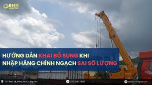Lưu ý khi khai bổ sung hàng nhập khẩu chính ngạch sai số lượng