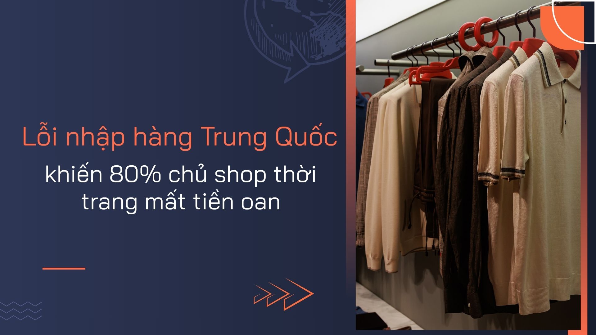 Lỗi khi nhập hàng thời trang Trung Quốc chính ngạch