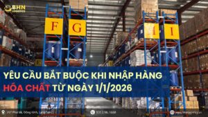 Nhập hàng chính ngạch hóa chất theo luật 69/2025