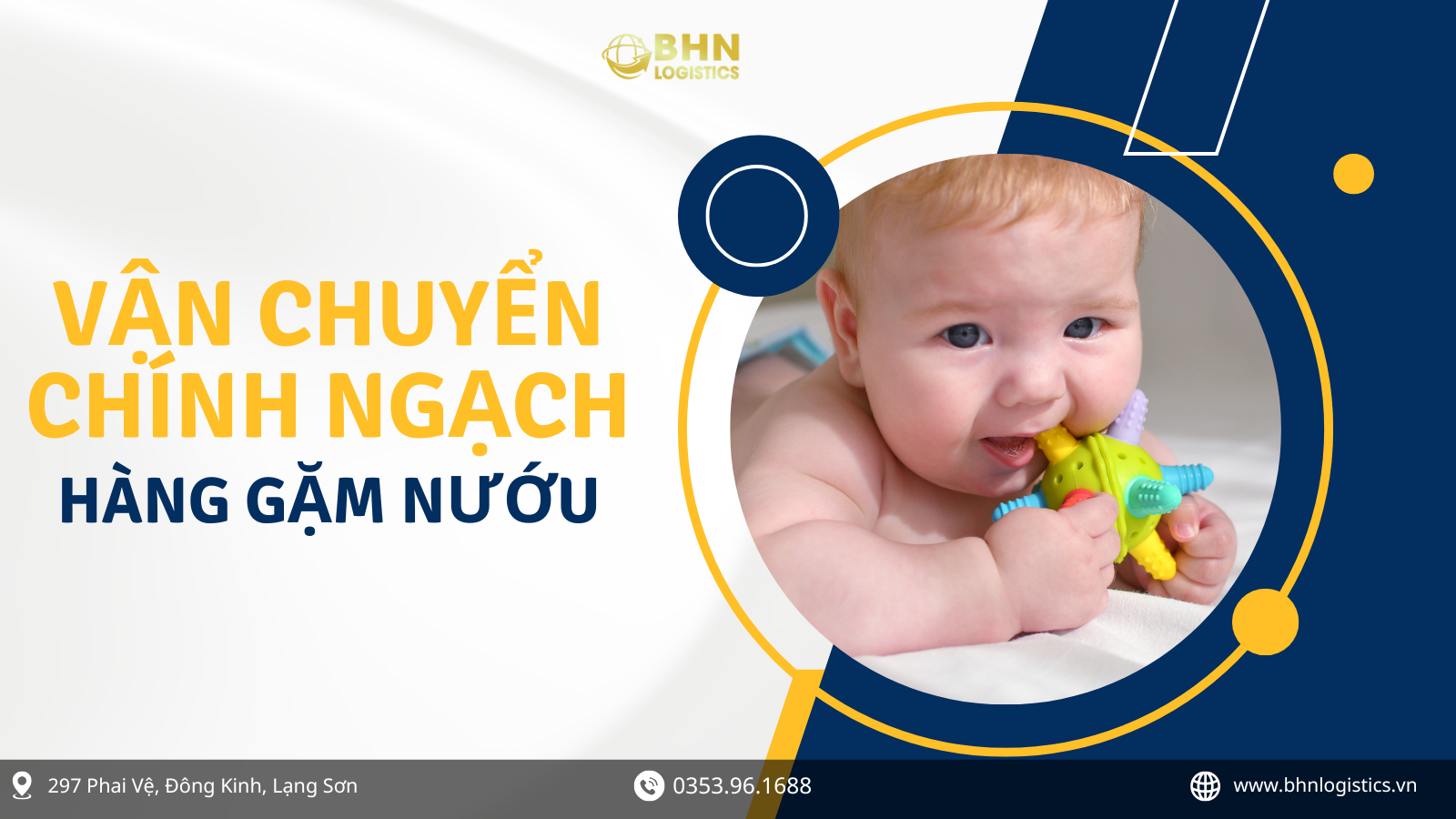 Vận chuyển chính ngạch hàng gặm nướu từ Trung Quốc về Việt Nam