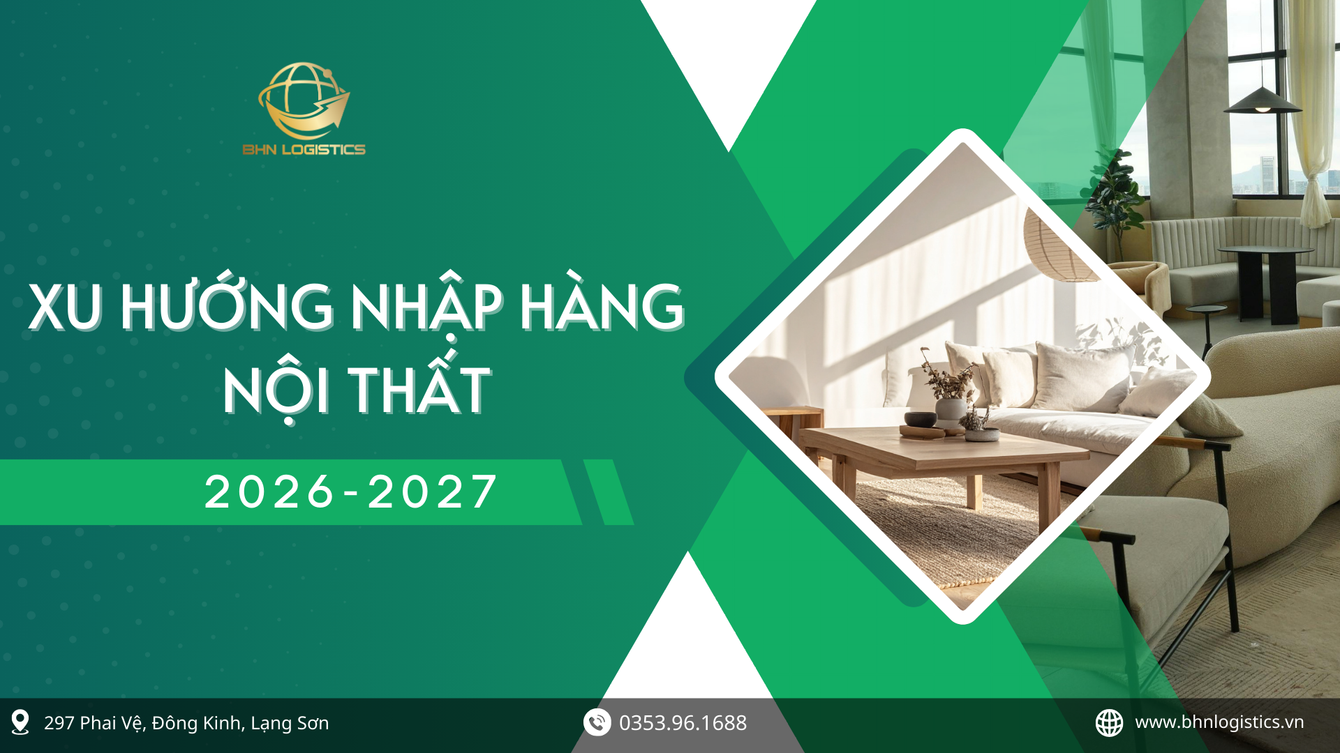 Xu hướng nhập hàng Trung Quốc đồ nội thất giai đoạn 2026 – 2027
