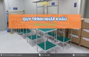 Thông quan nhập hàng Trung Quốc chính ngạch bàn thao tác công nghiệp