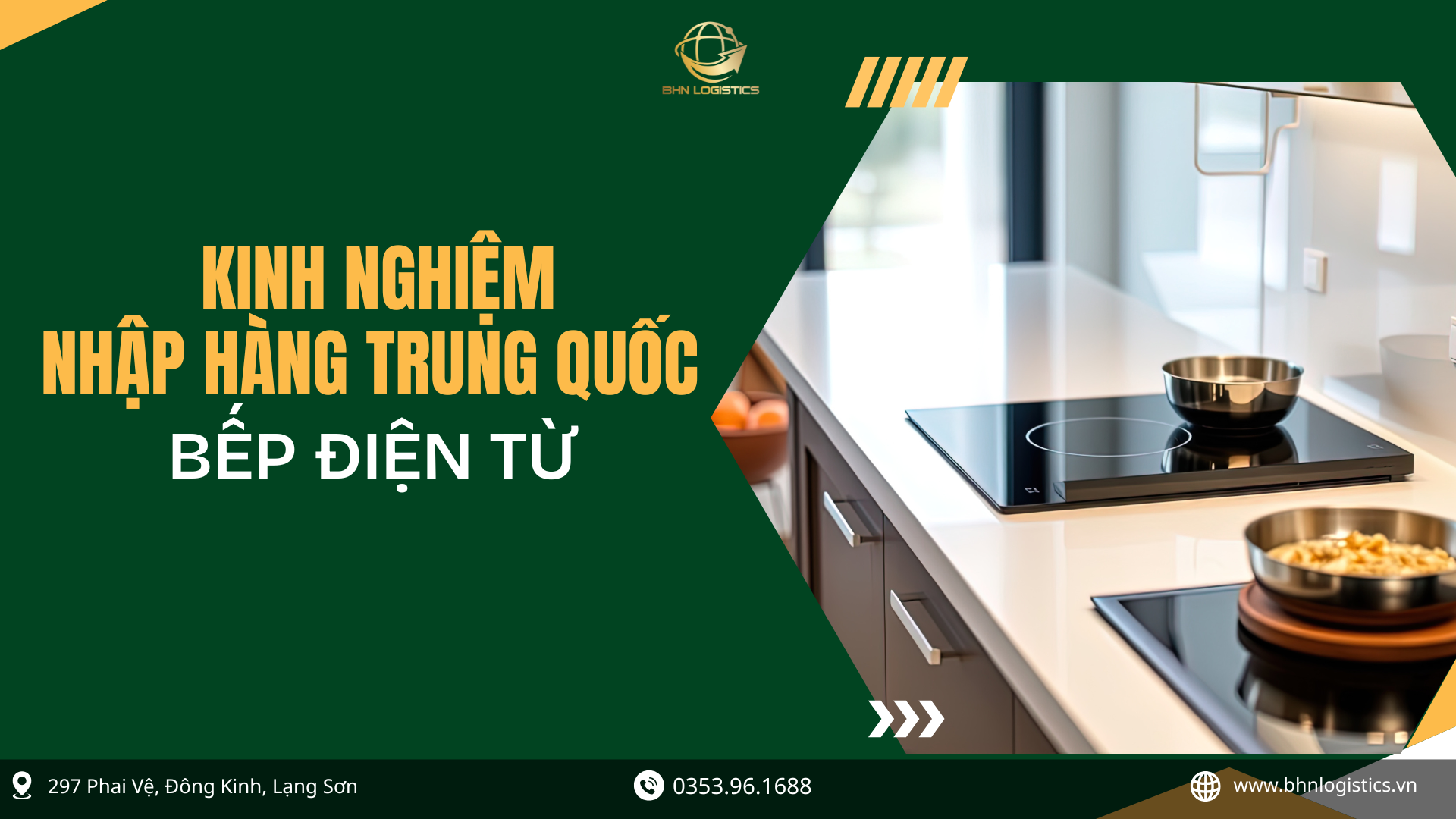 Nhập hàng Trung Quốc chính ngạch bếp điện từ cho thị trường Việt Nam