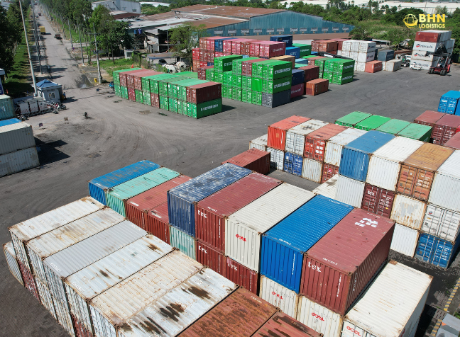 Ghép container nhập hàng Trung Quốc chính ngạch xe đẩy hàng