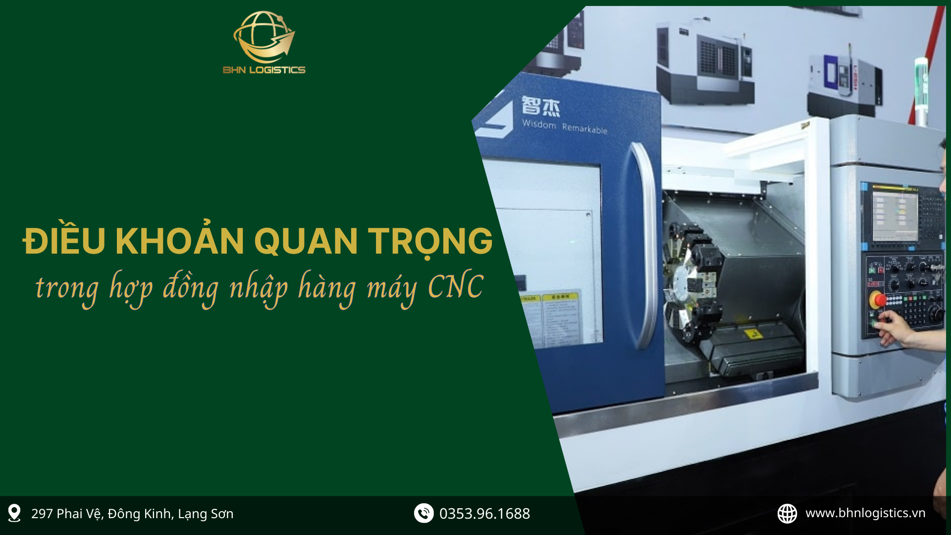 Nhập hàng Trung Quốc máy CNC cần hợp đồng chặt chẽ