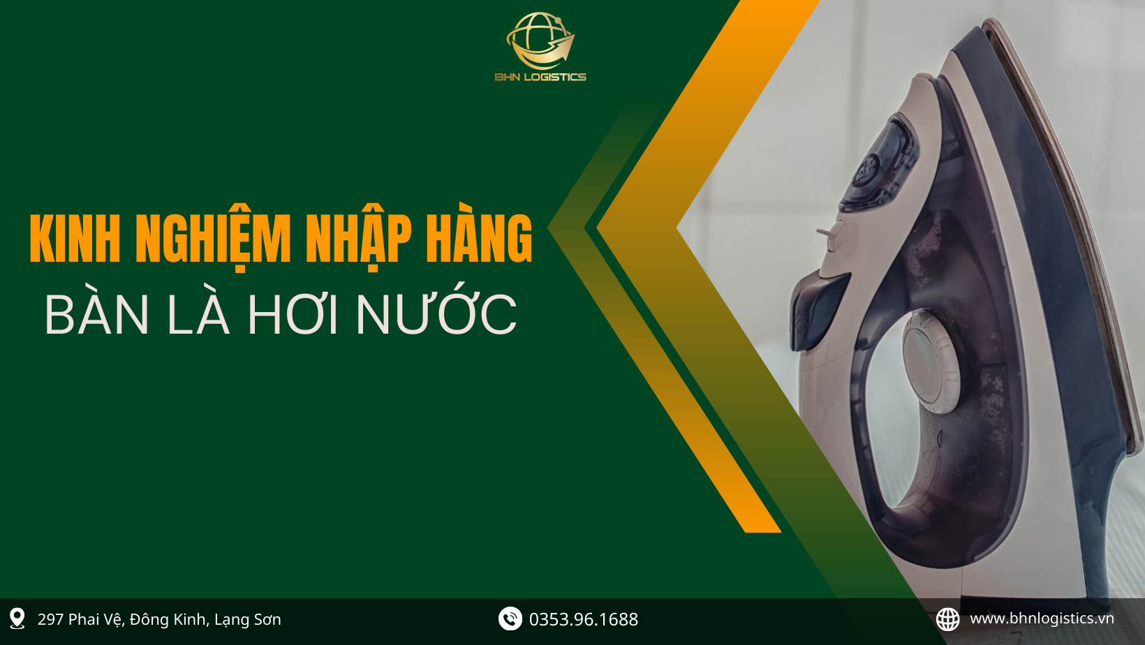 Nhập hàng Trung Quốc bàn là hơi nước chính ngạch phục vụ kinh doanh