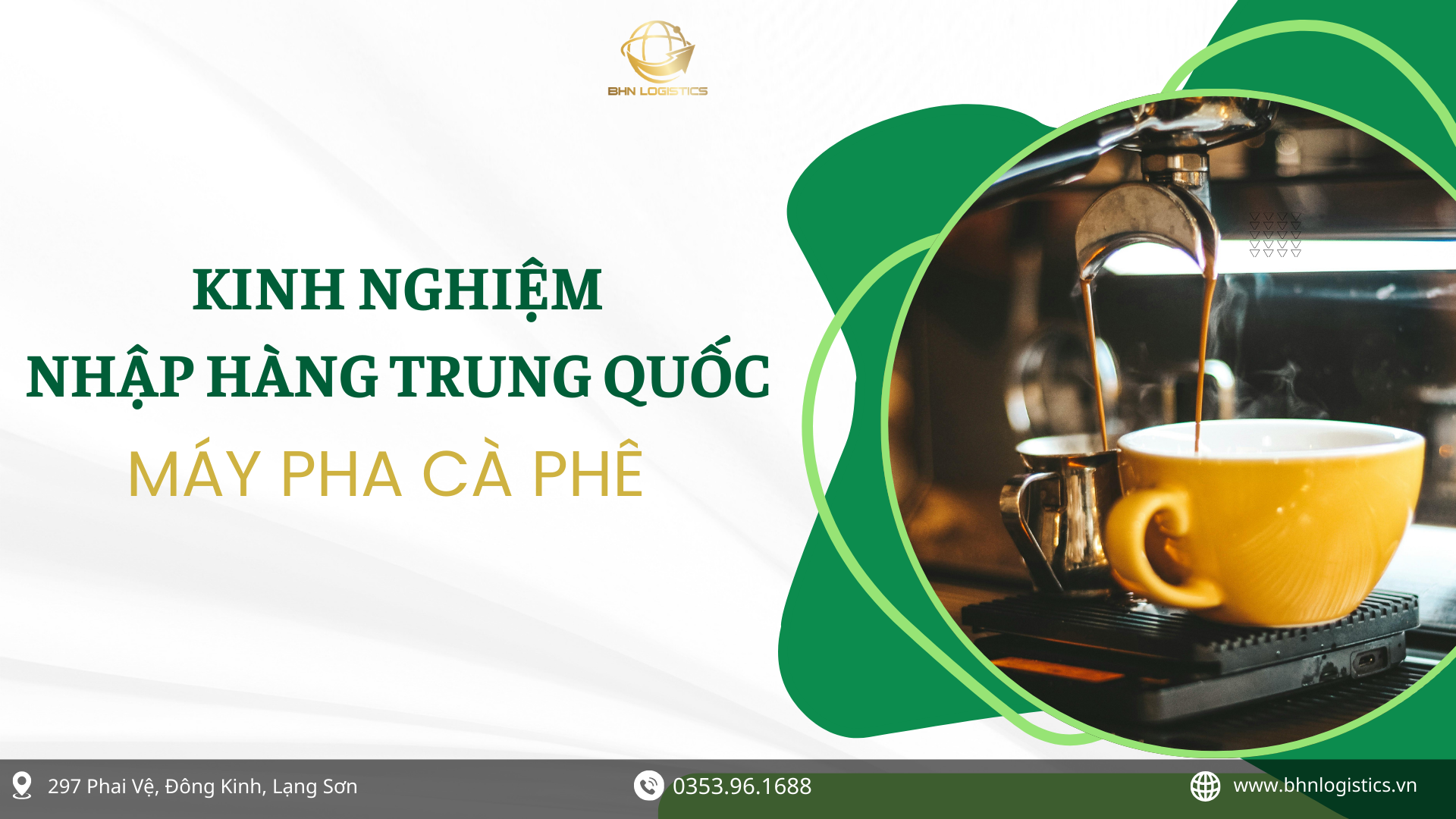 Nhập hàng Trung Quốc chính ngạch máy pha cà phê phục vụ kinh doanh và phân phối