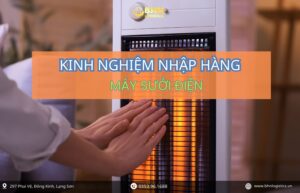 Ghép container nhập hàng Trung Quốc chính ngạch máy sưởi điện