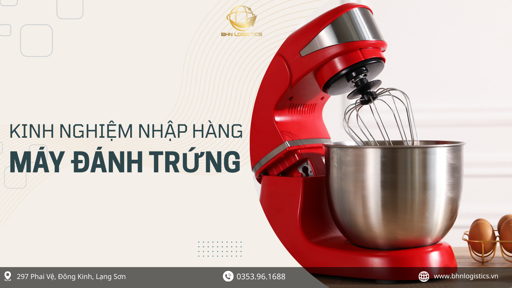 Nhập hàng Trung Quốc máy đánh trứng chính ngạch phục vụ kinh doanh