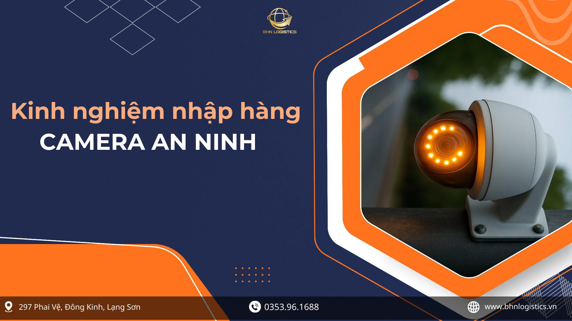 Nhập hàng Trung Quốc chính ngạch camera an ninh phục vụ kinh doanh
