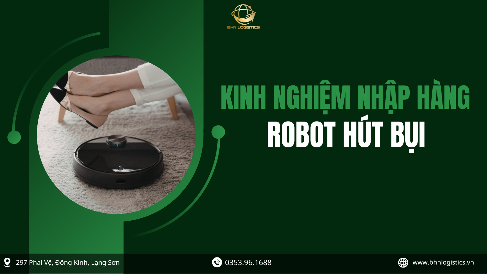Robot hút bụi là sản phẩm phổ biến khi nhập hàng Trung Quốc chính ngạch