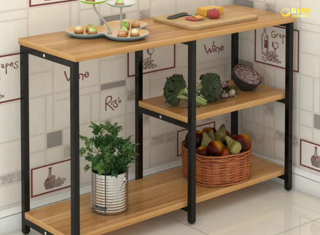 Đóng gói hàng khi nhập hàng Trung Quốc kệ bếp đa năng chính ngạch