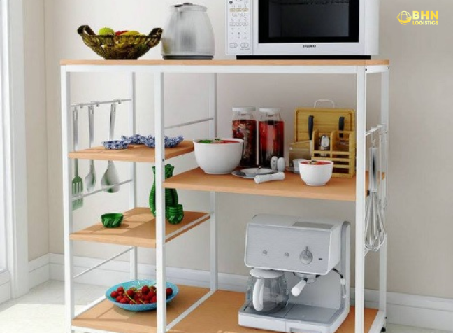 Vận chuyển nhập hàng Trung Quốc kệ bếp đa năng chính ngạch bằng ghép container