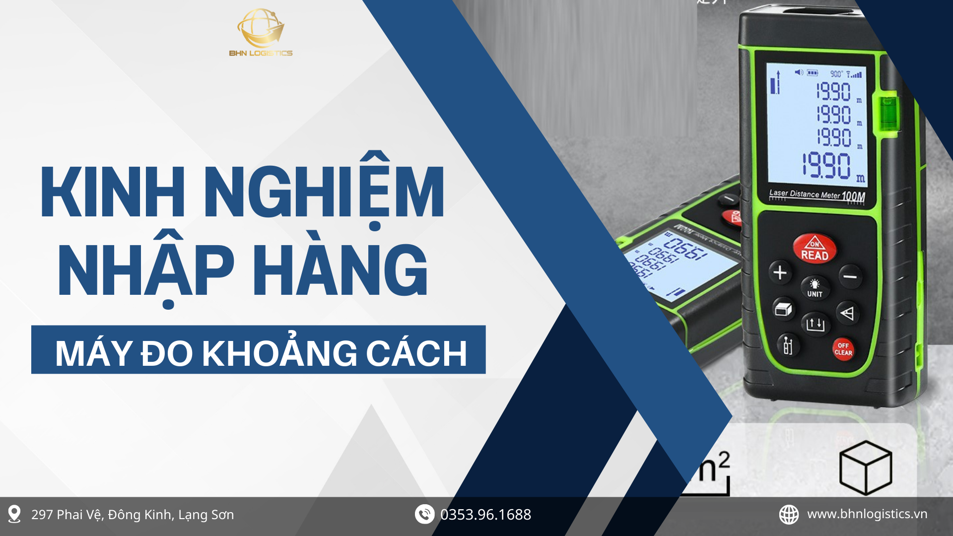 Nhập hàng Trung Quốc máy đo khoảng cách laser chính ngạch đa dạng mẫu mã