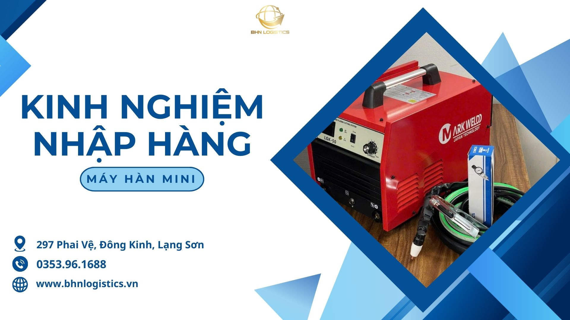 Kinh nghiệm nhập hàng Trung Quốc máy hàn mini chính ngạch