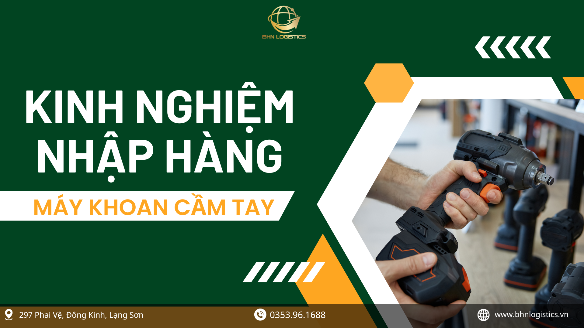 Kinh nghiệm nhập hàng Trung Quốc máy khoan cầm tay chính ngạch cho doanh nghiệp