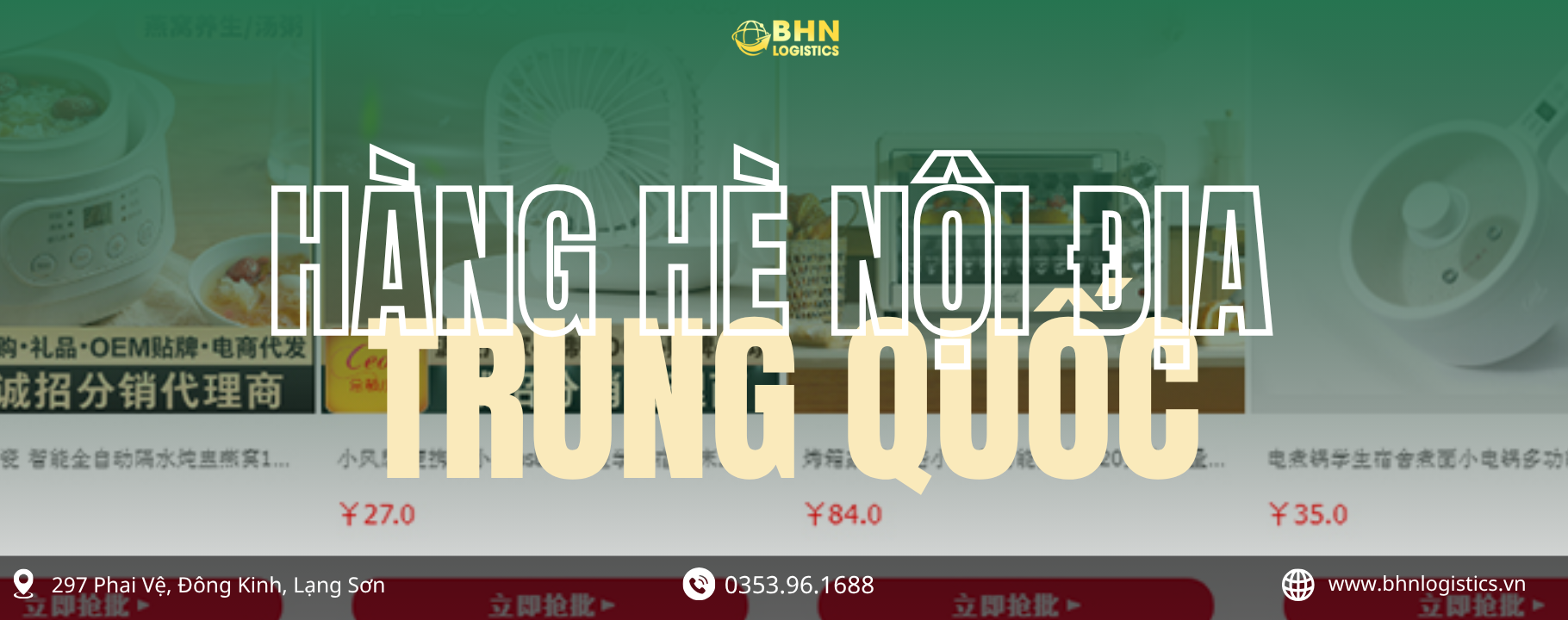Vận chuyển Trung Việt chính ngạch hàng hè nội địa