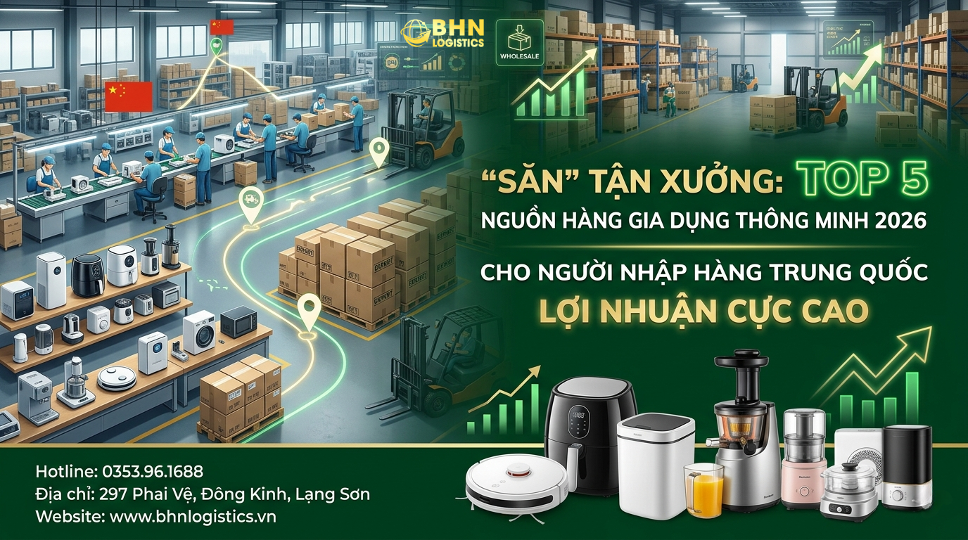 Xu hướng nhập hàng Trung Quốc gia dụng thông minh 2026