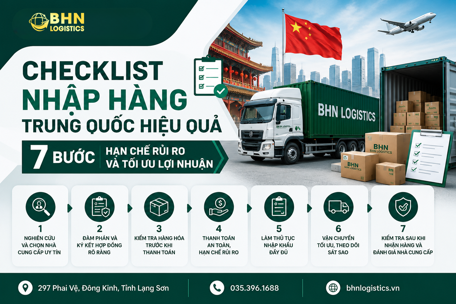 Checklist nhập hàng Trung Quốc hiệu quả