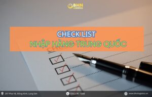 Quy trình nhập hàng Trung Quốc