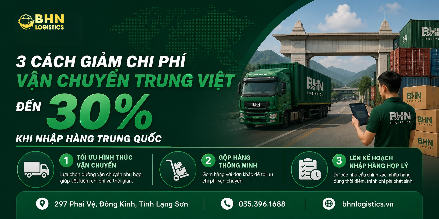 Vận chuyển Trung Việt khi nhập hàng Trung Quốc