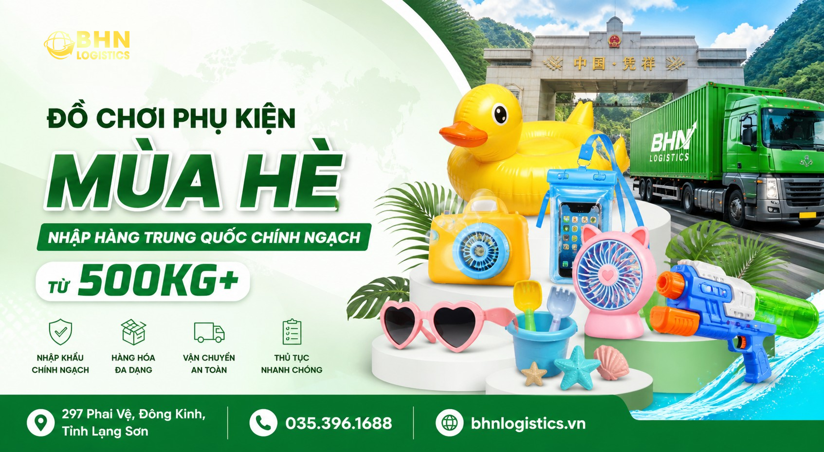 Nhập hàng Trung Quốc đồ chơi mùa hè