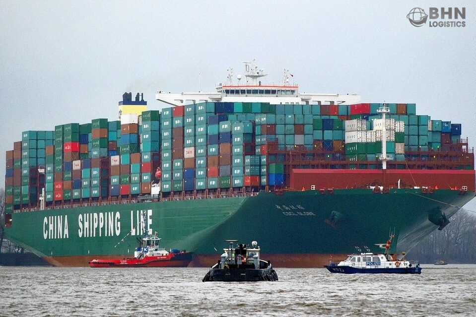 Ghép container khi vận chuyển nhập hàng Trung Quốc