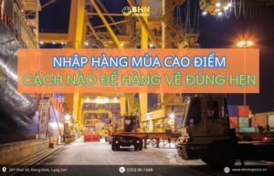 Ghép container khi vận chuyển nhập hàng Trung Quốc