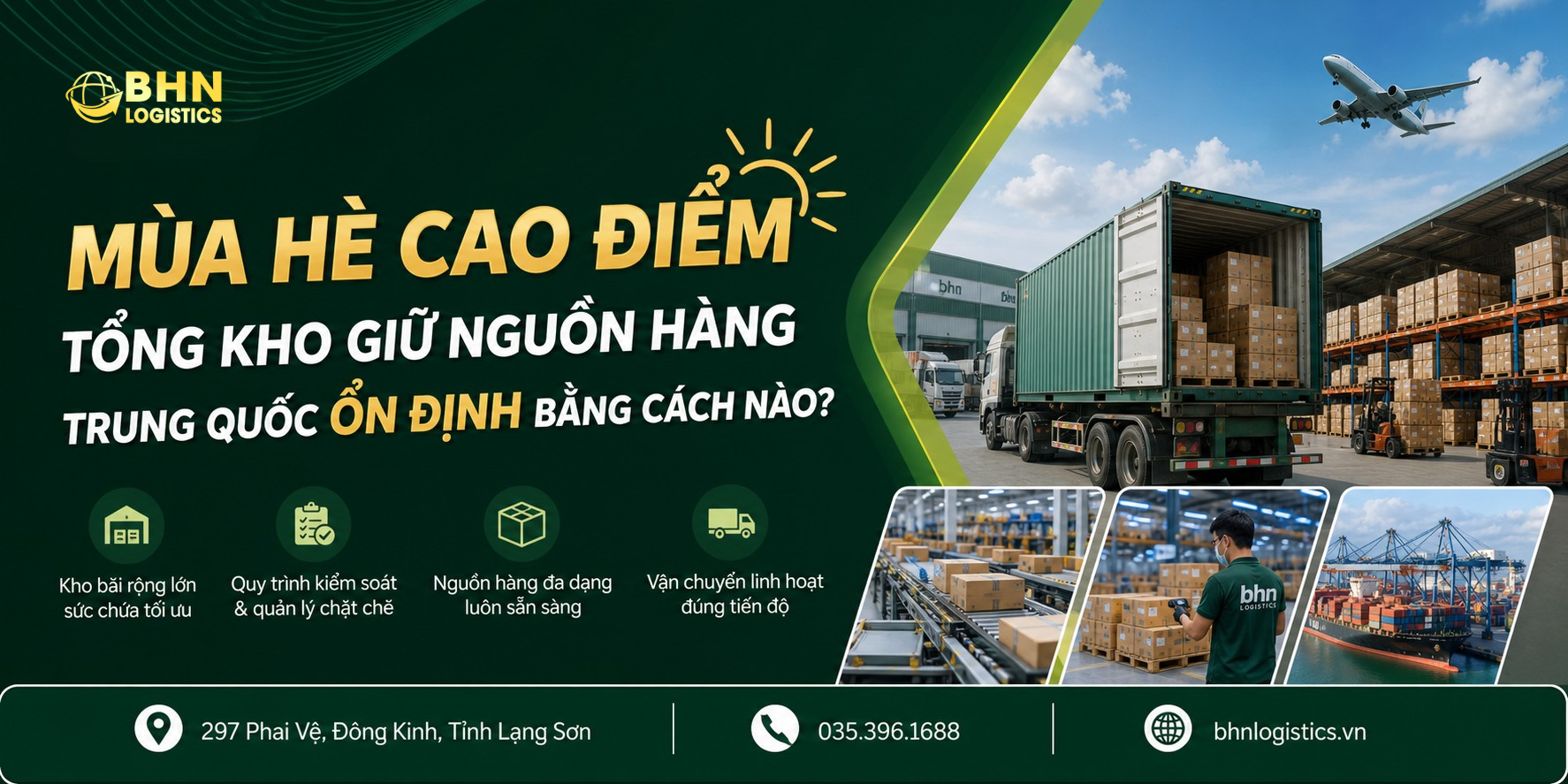 Nhập hàng Trung Quốc mùa cao điểm