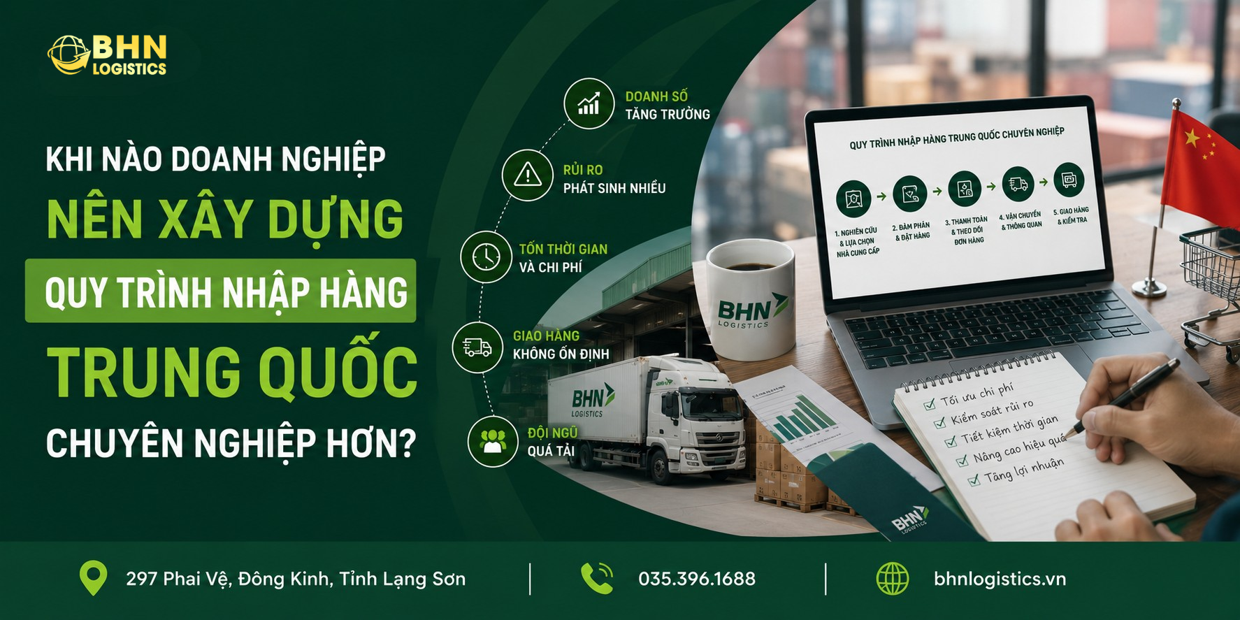 Nhập hàng Trung Quốc chuyên nghiệp giúp doanh nghiệp vận hành ổn định hơn