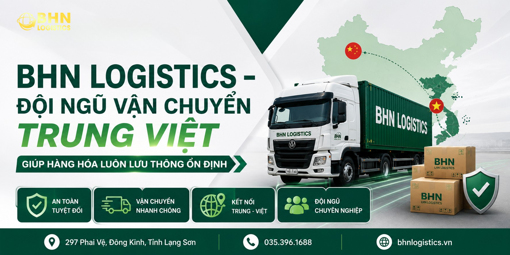 Vận chuyển Trung Việt ổn định khi nhập hàng Trung Quốc