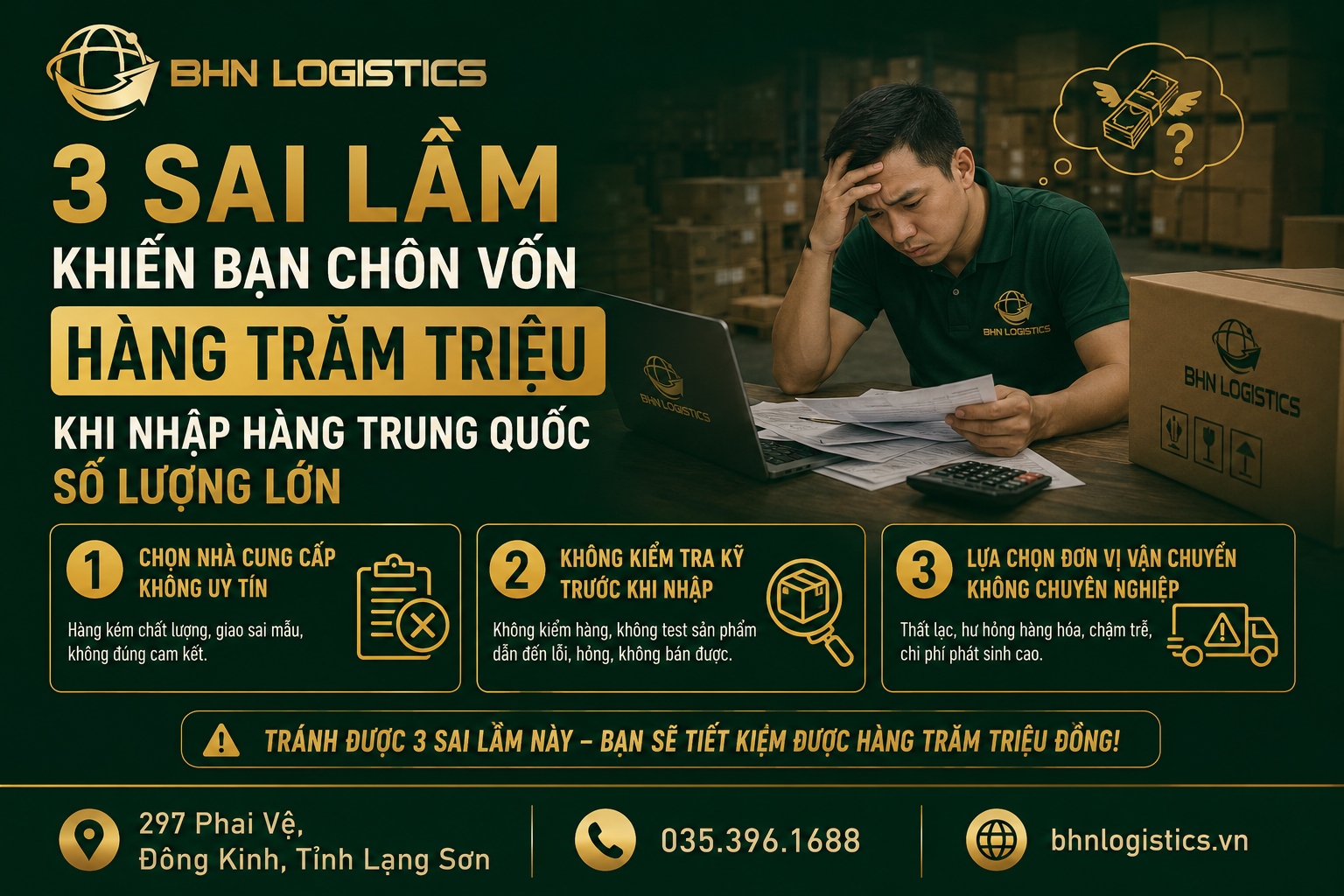 Sai lầm khi nhập hàng Trung Quốc số lượng lớn