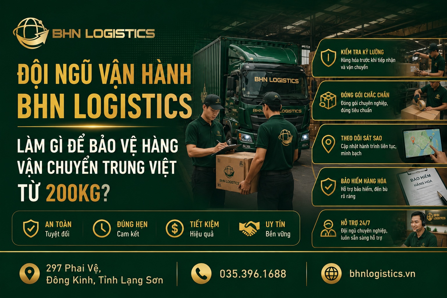Nhập hàng Trung Quốc an toàn từ 200kg+