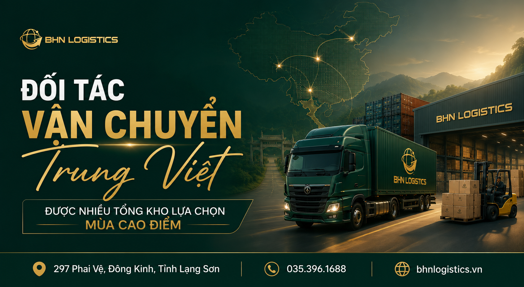 Vận chuyển Trung Việt mùa cao điểm cùng BHN Logistics
