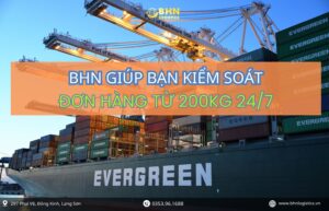 Ghép container chính ngạch nhập hàng Trung Quốc
