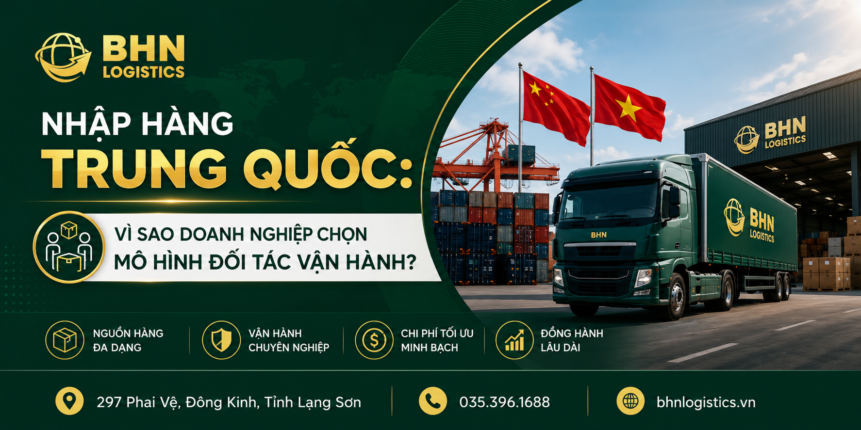 Doanh nghiệp tối ưu quy trình nhập hàng Trung Quốc nhờ mô hình đối tác vận hành