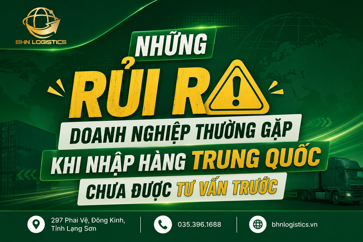 Rủi ro tiến độ khi nhập hàng Trung Quốc số lượng lớn