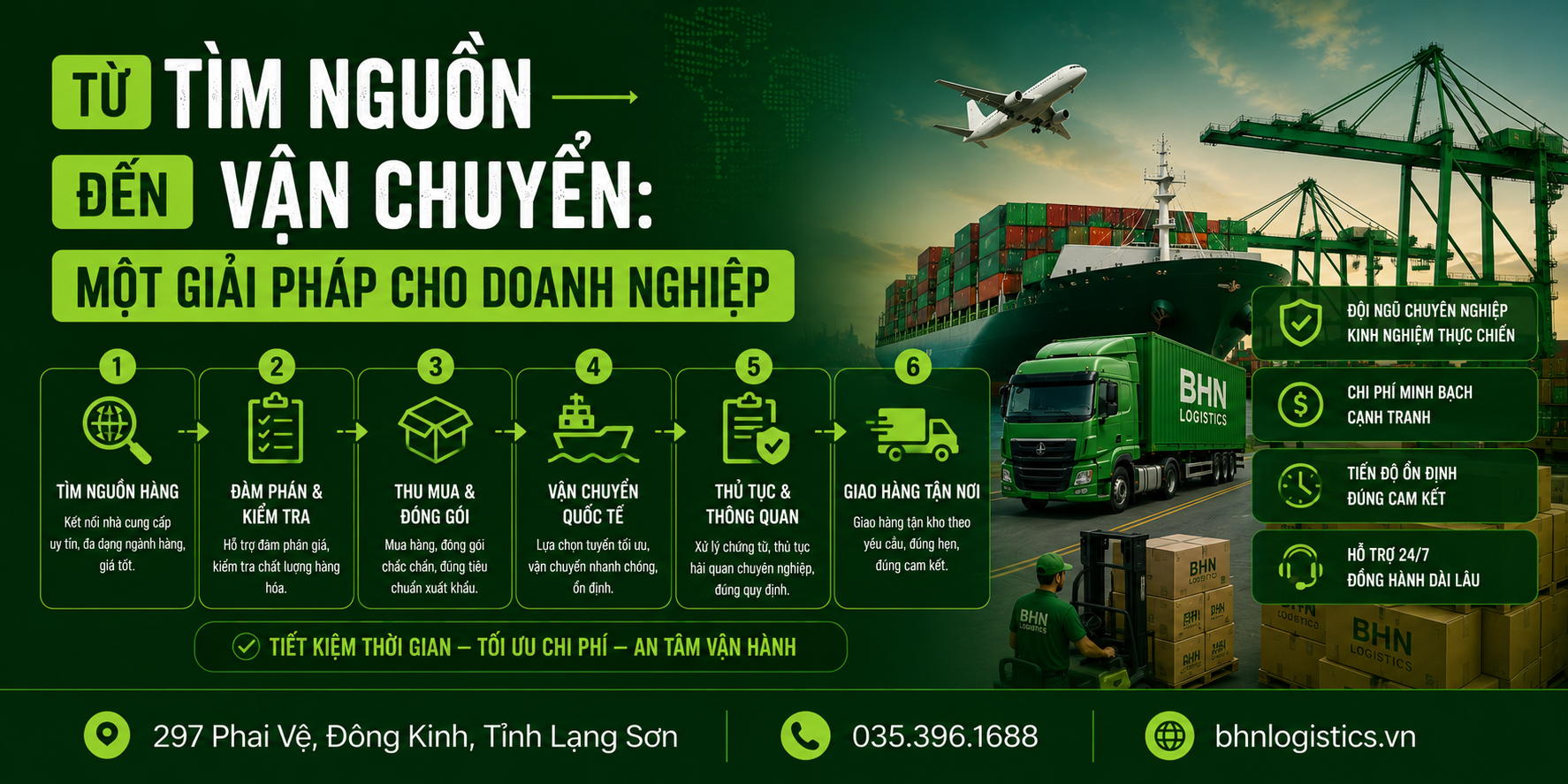 Giải pháp vận chuyển Trung Việt chính ngạch cho doanh nghiệp