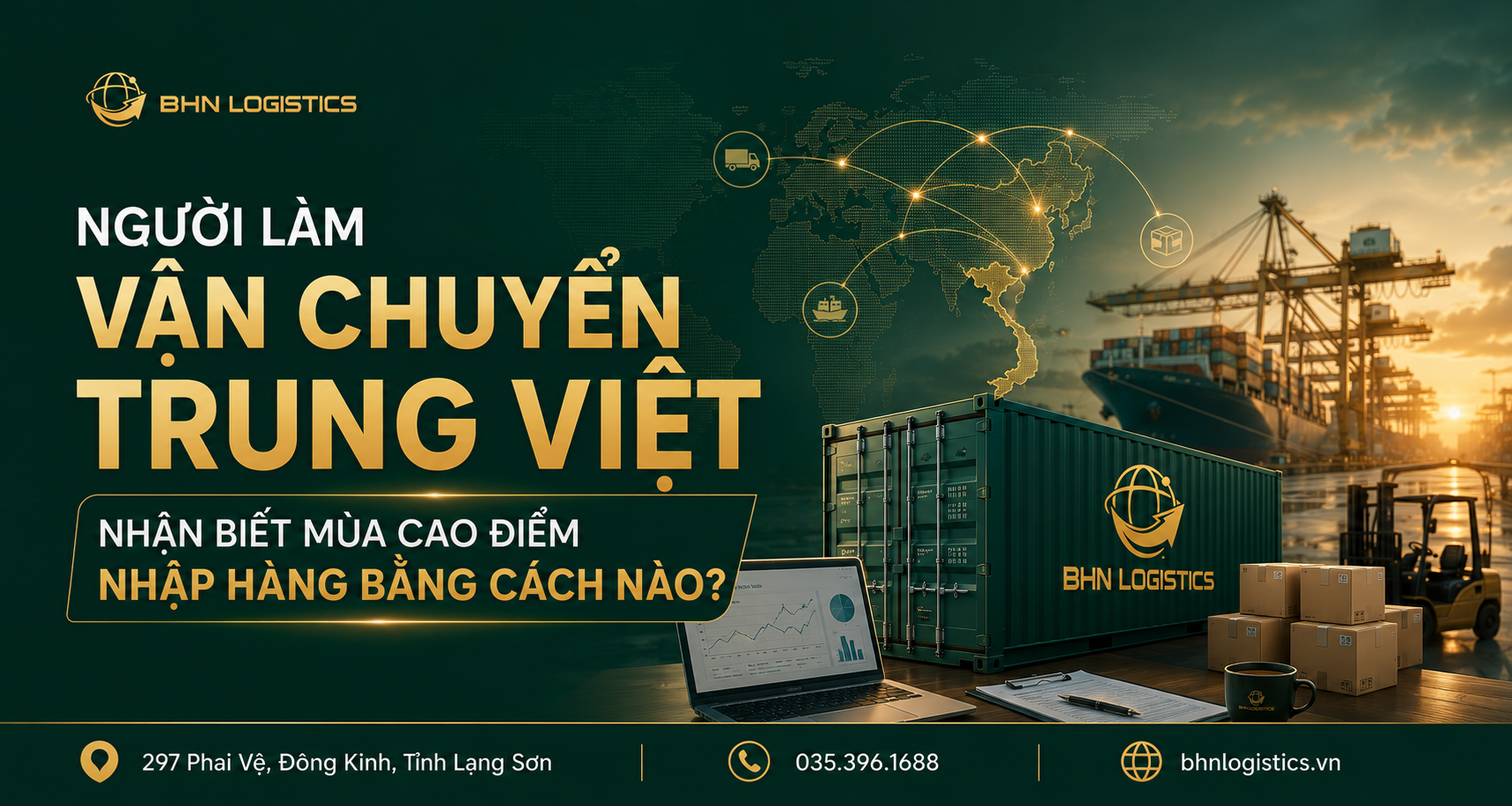 Vận chuyển Trung Việt nhận biết mùa cao điểm nhập hàng sớm