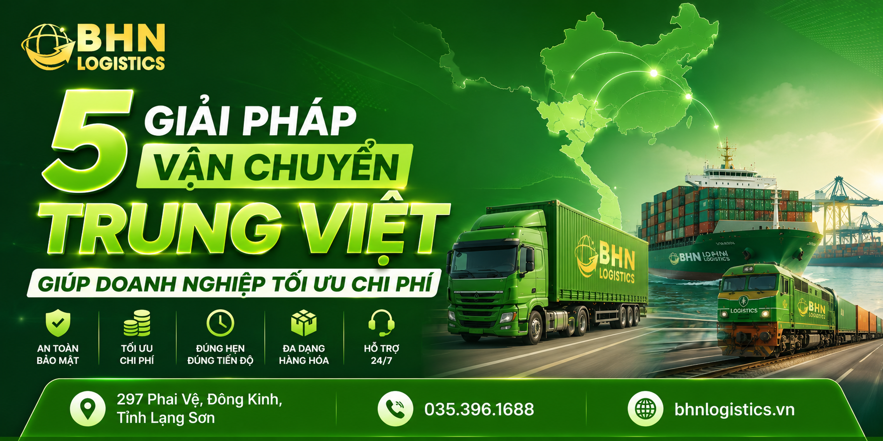 5 giải pháp vận chuyển Trung Việt giúp tối ưu chi phí