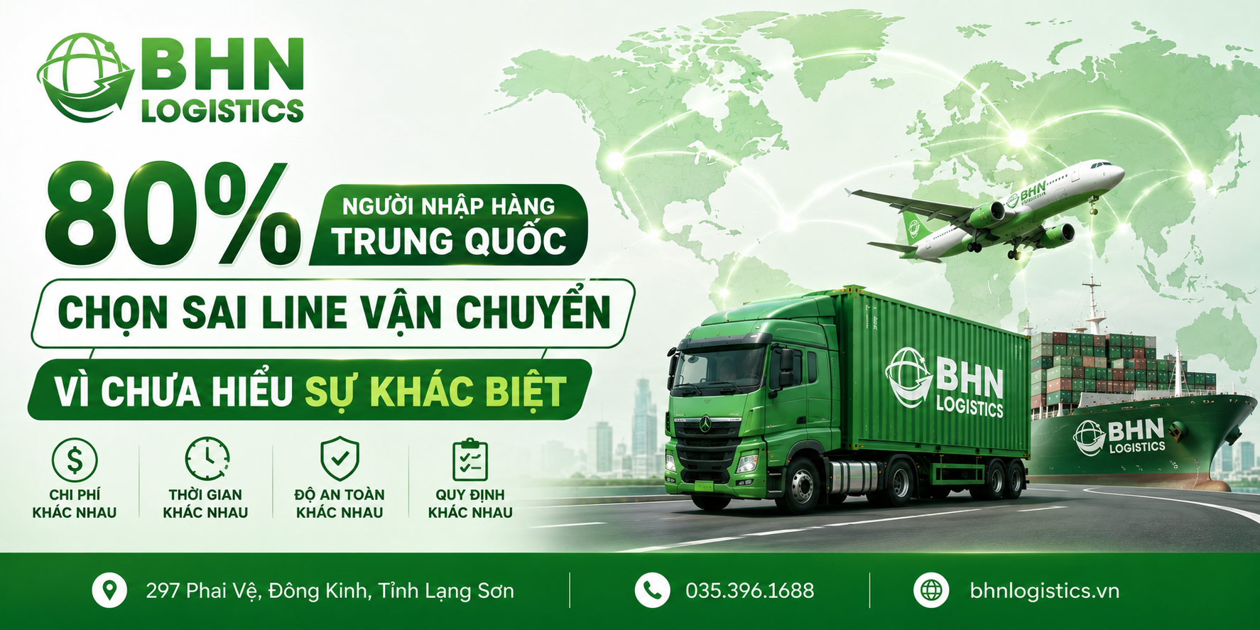 80% người nhập hàng Trung Quốc chọn sai line vận chuyển