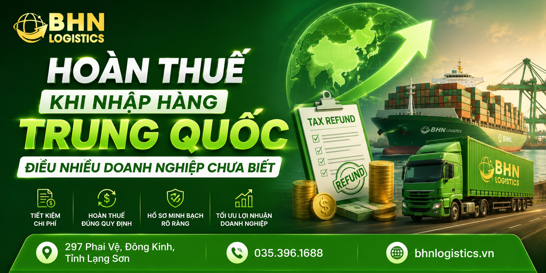 Hoàn thuế khi nhập hàng Trung Quốc