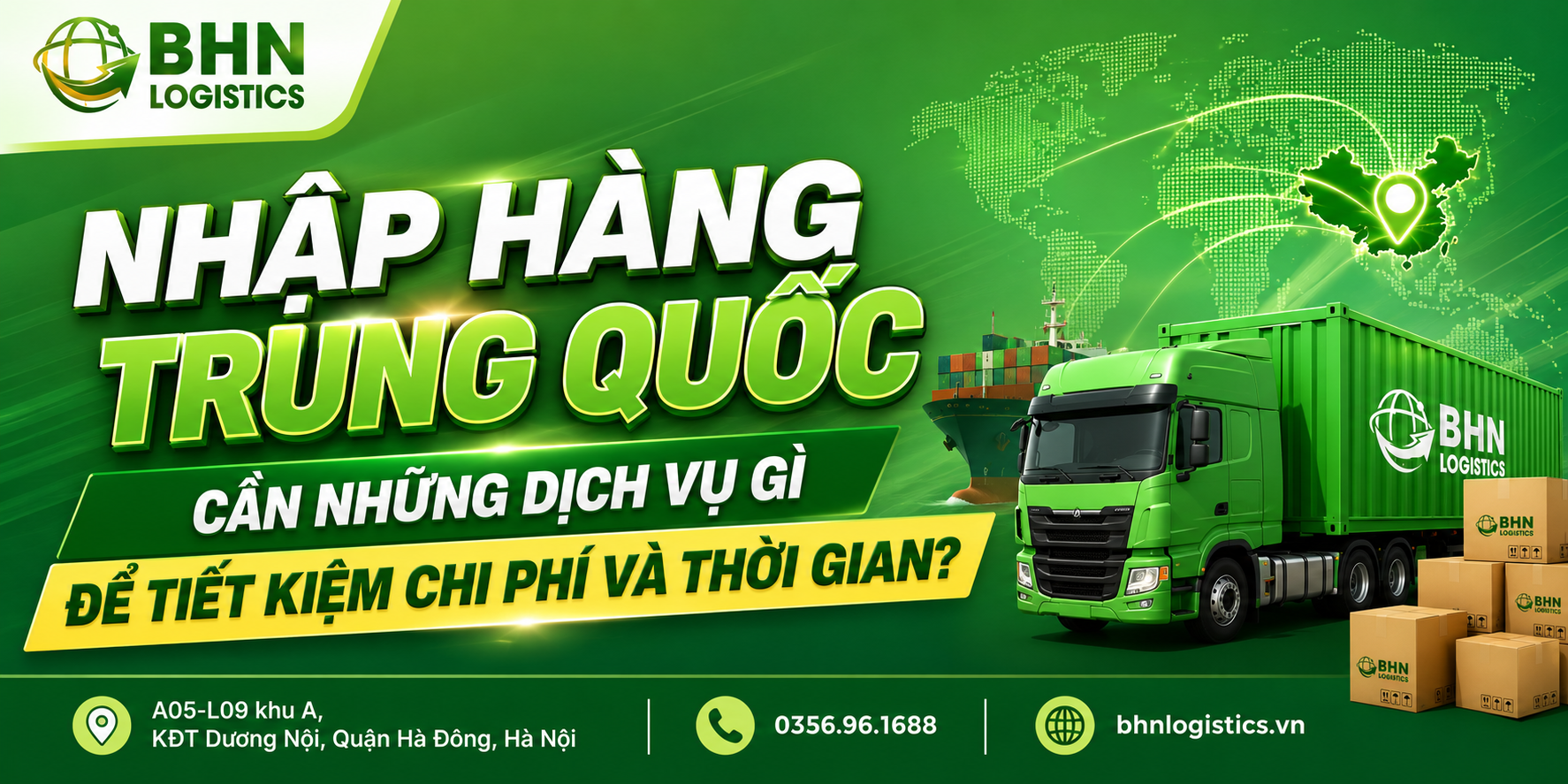 Nhập hàng Trung Quốc cần những dịch vụ gì để tối ưu chi phí?