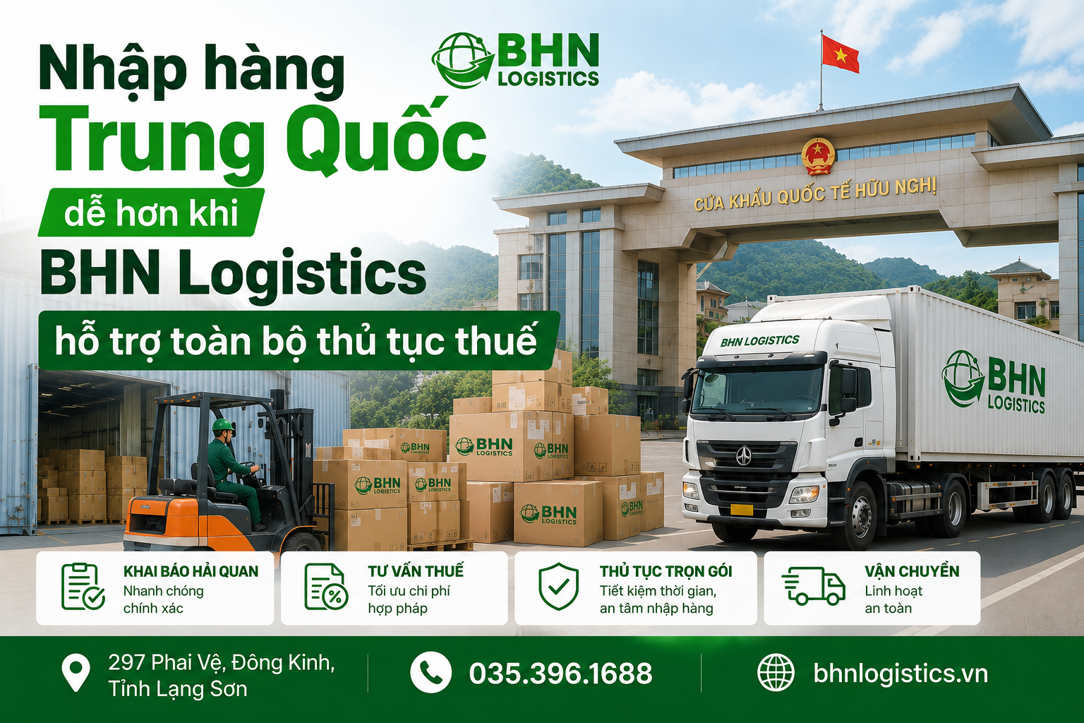 Nhập hàng Trung Quốc dễ hơn với hỗ trợ thủ tục thuế