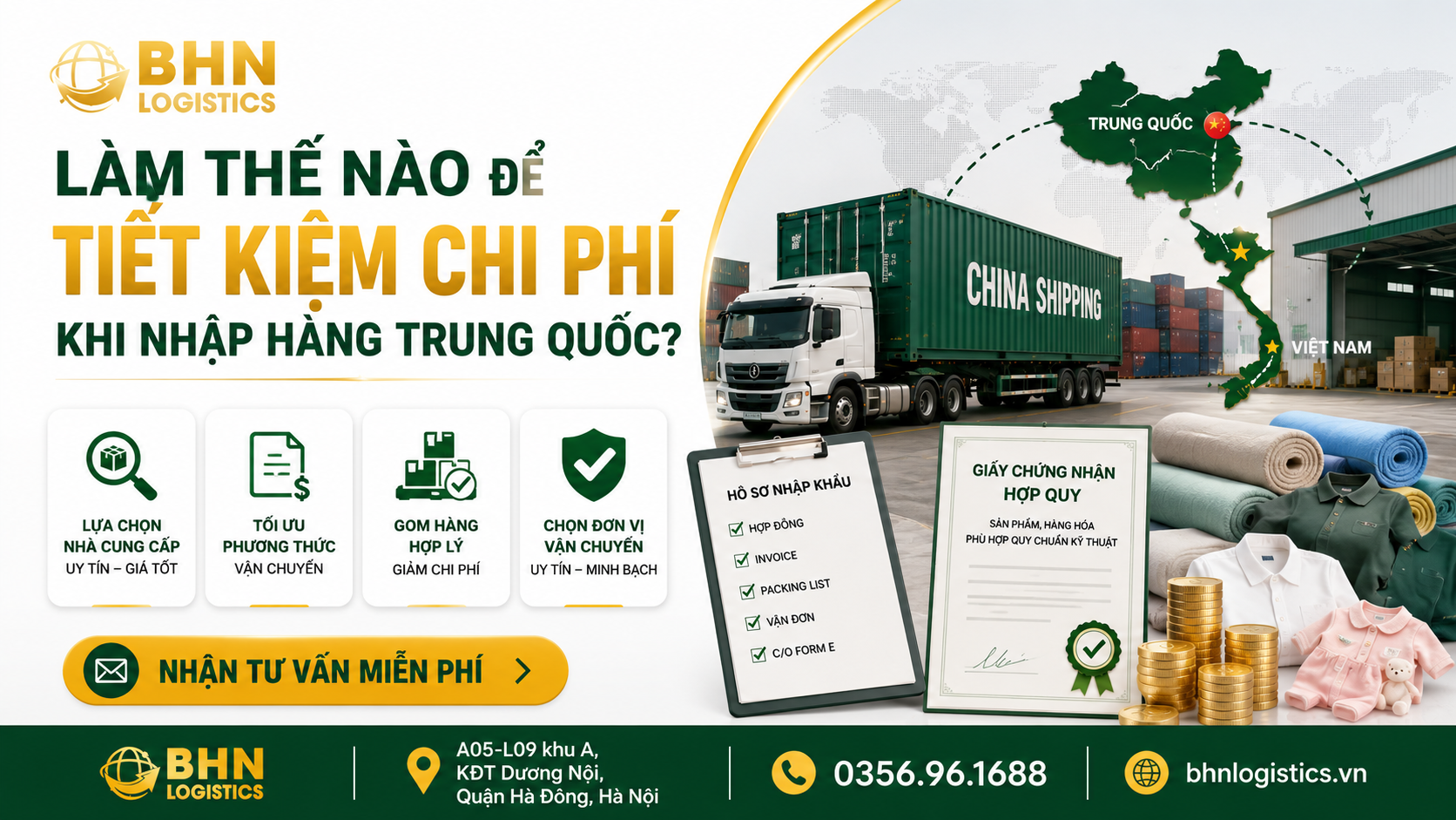 Làm thế nào để tiết kiệm chi phí khi nhập hàng Trung Quốc?