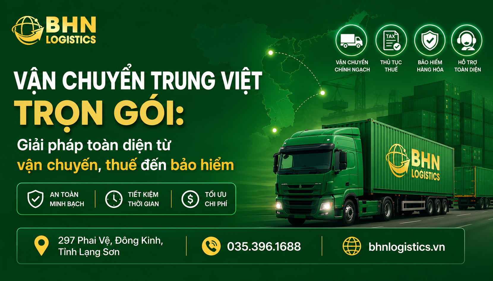 Vận chuyển Trung Việt trọn gói tại BHN Logistics