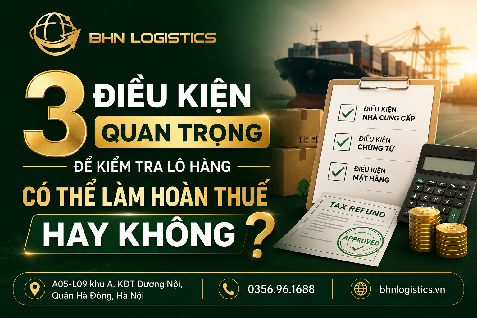Hoàn thuế xuất khẩu Trung Quốc được xác định theo chính sách và mã hàng áp dụng tại thời điểm xuất khẩu