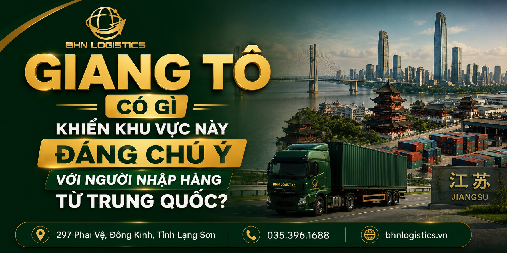 Nhập hàng Trung Quốc từ Giang Tô ngày càng đáng chú ý nhờ hệ thống sản xuất công nghiệp đa dạng.